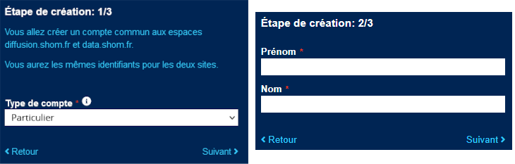 formulaire de création de compte 1